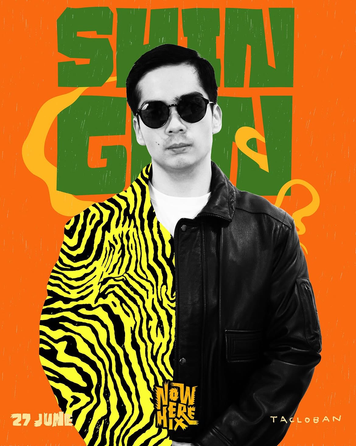 NOW.HERE IX artist campaign graphic for SHIN GIN