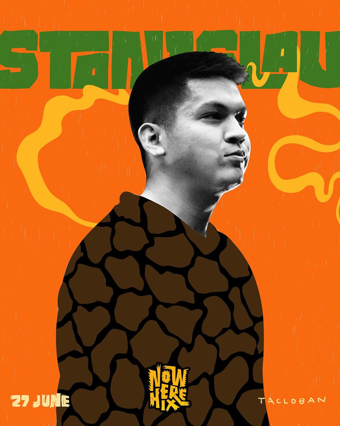 NOW.HERE IX artist campaign graphic for STANISLAU
