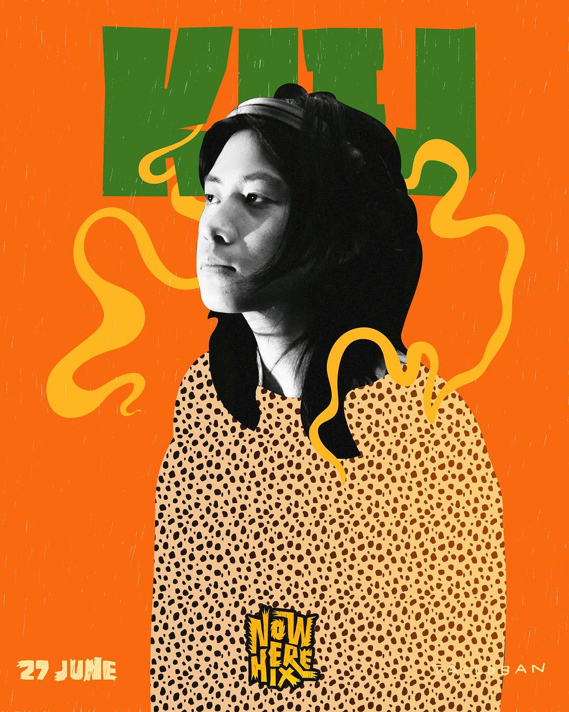 NOW.HERE IX artist campaign graphic for KUI