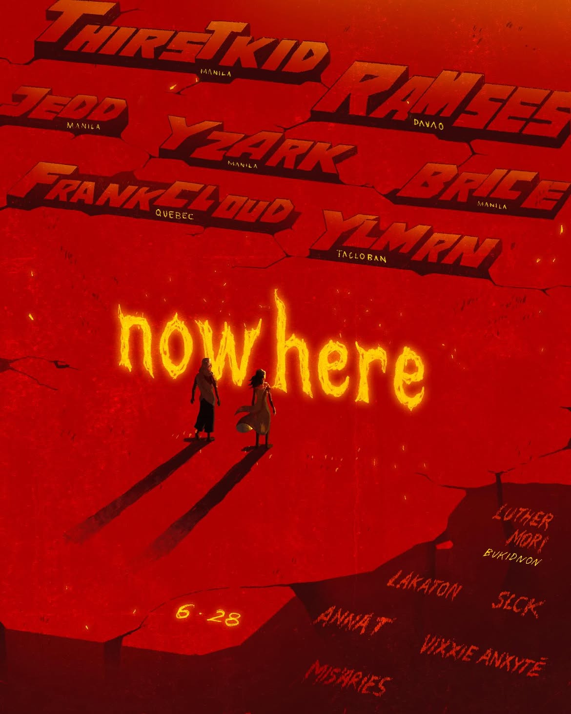 NOW.HERE 11 event lineup campaign graphic